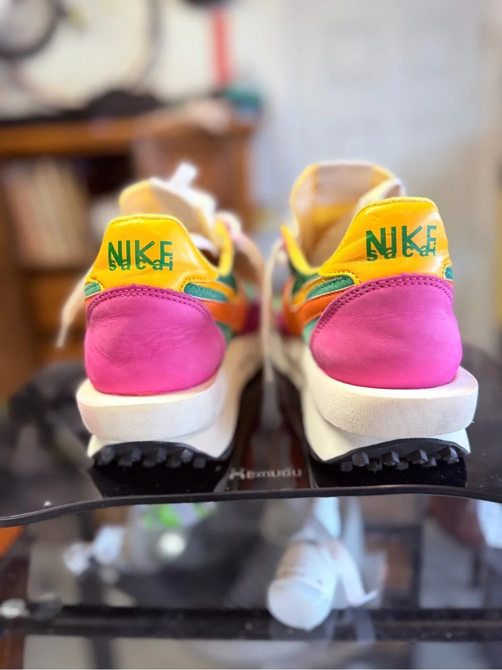 Nike x sacai LDWaffle sneakers in the "Pine Green" colorway size 8 - Picture 3 of 5